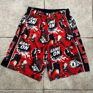 Flow Society Big Boys' Red Game On Flow Attack Shorts boys medium